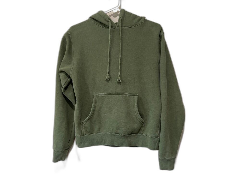 sz Teen M - Mens Unisex Santa Cruz Skateboards Sweatshirt Hoodie in Army Green